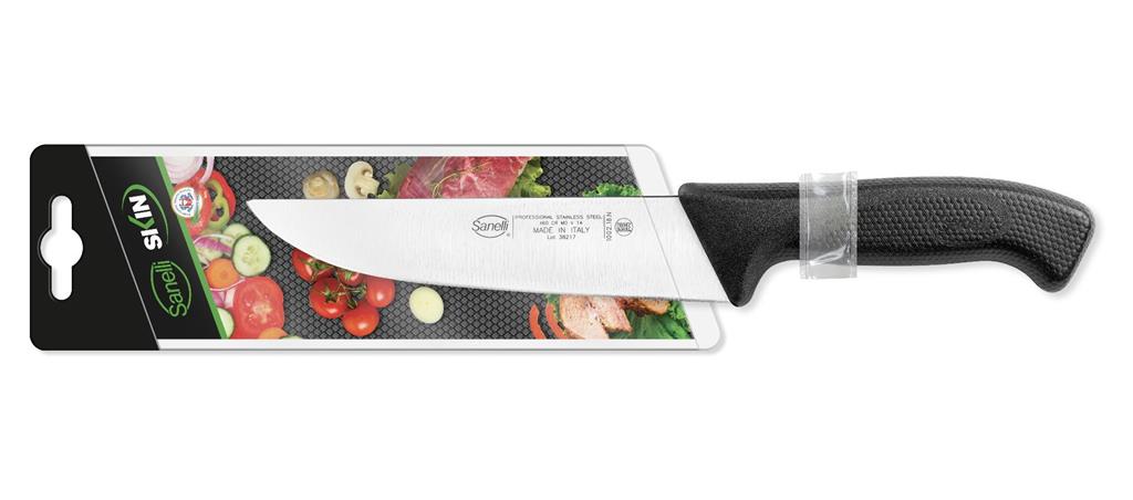 Metzgermesser / 16cm / Schwarz / Skin