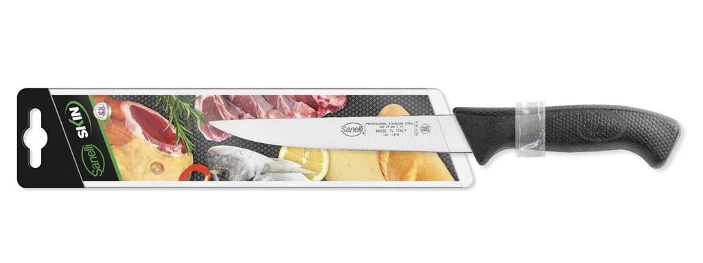 Filetiermesser / 18cm / Schwarz / Skin