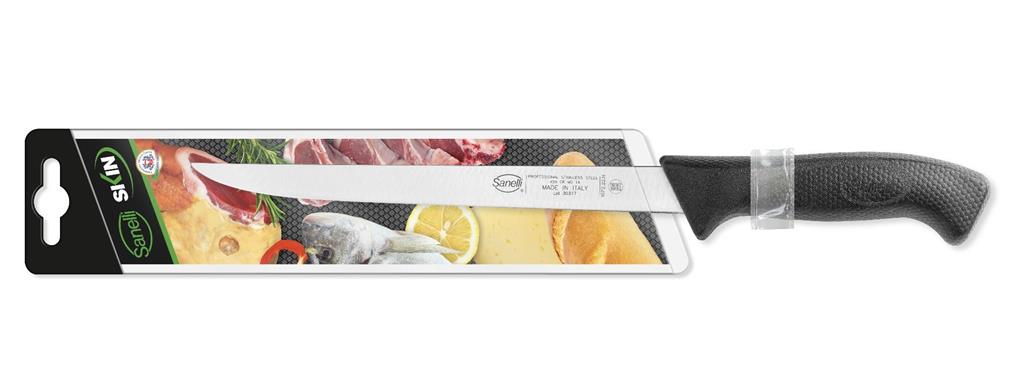 Filetiermesser / 22cm / Schwarz / Skin