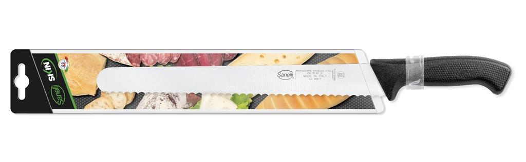 Brotmesser / 32cm / Schwarz / Skin