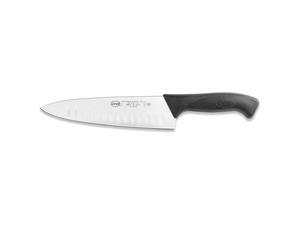 Kochmesser / 21cm / Einkerbung / Skin