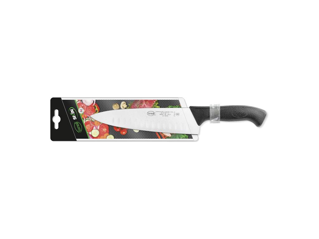 Kochmesser / 21cm / Einkerbung / Skin
