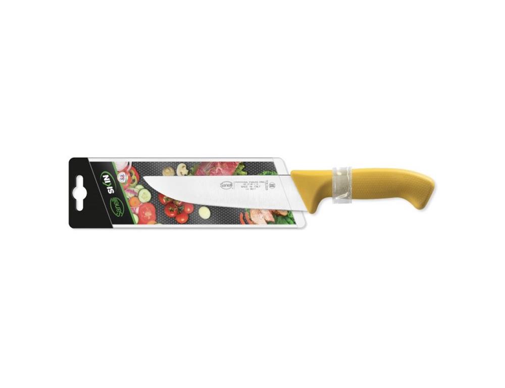 Fleischermesser / 18cm / gelb / Skin