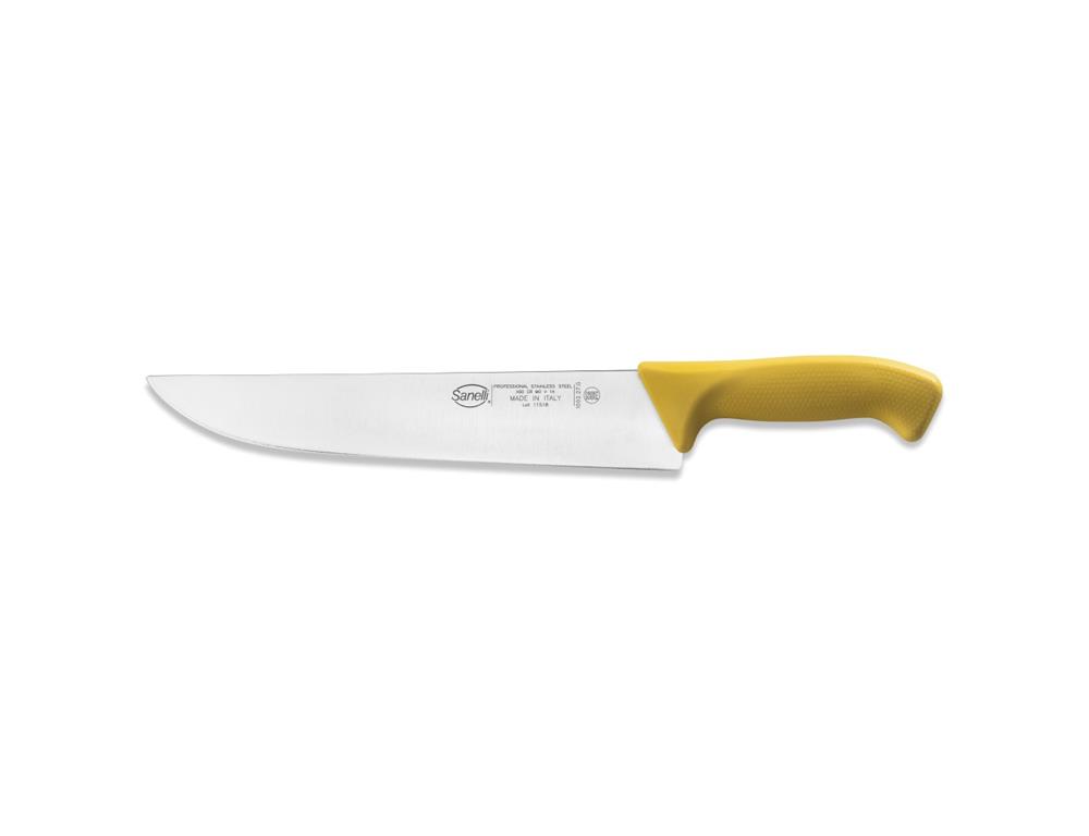 Fleischermesser / 27cm / gelb / Skin