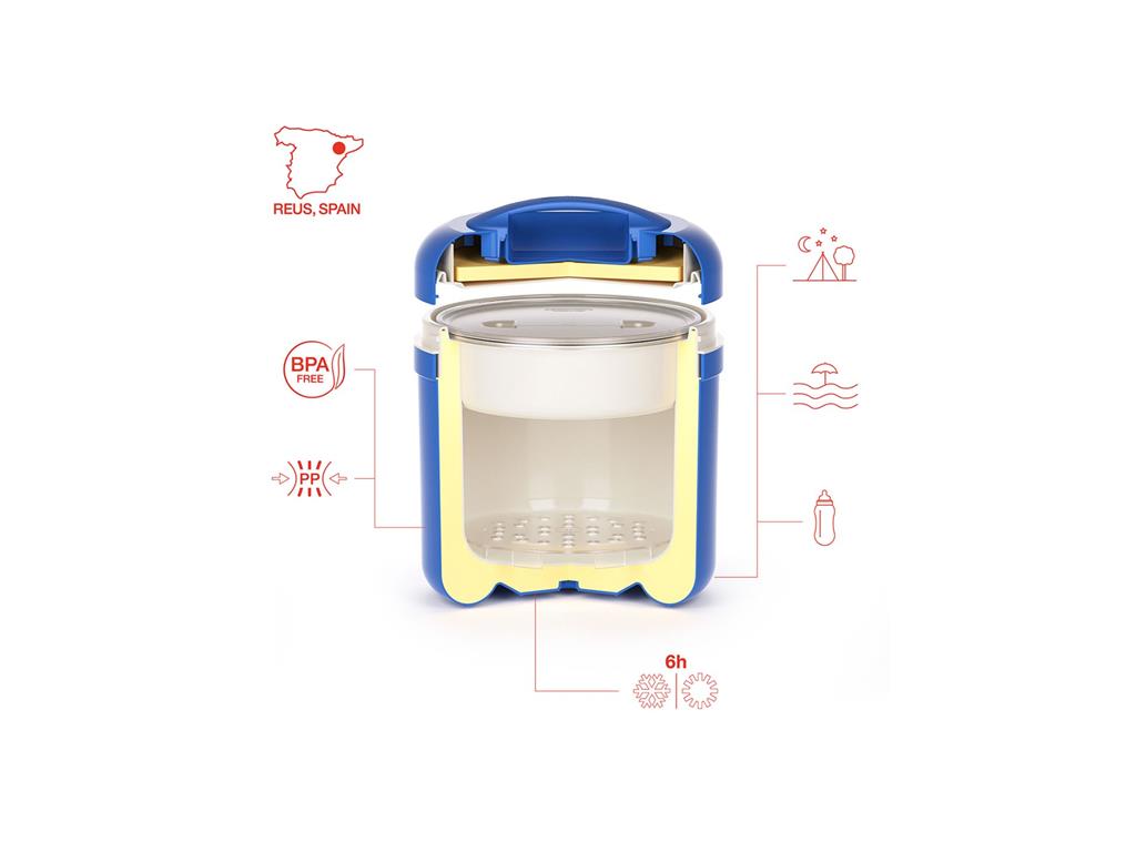 Thermobehälter für Eis / 4L / Blau