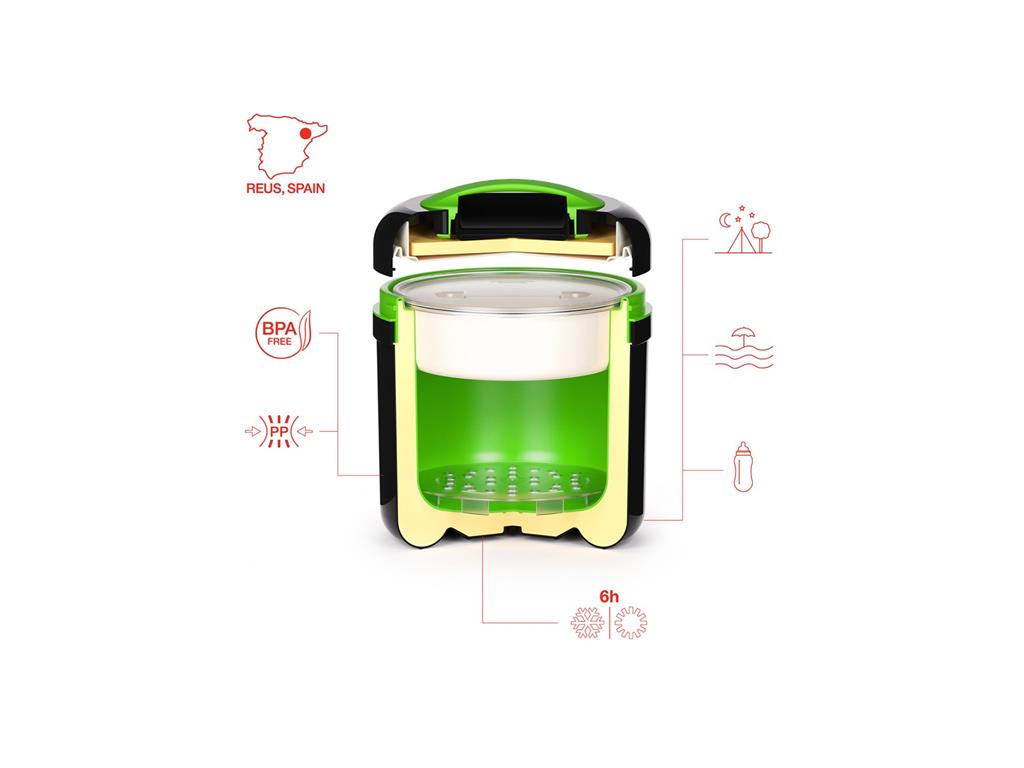 Thermobehälter für Eis / 4L / Grau