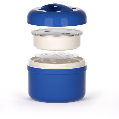 Eisbehälter / 2,5L / Blau / Thermo