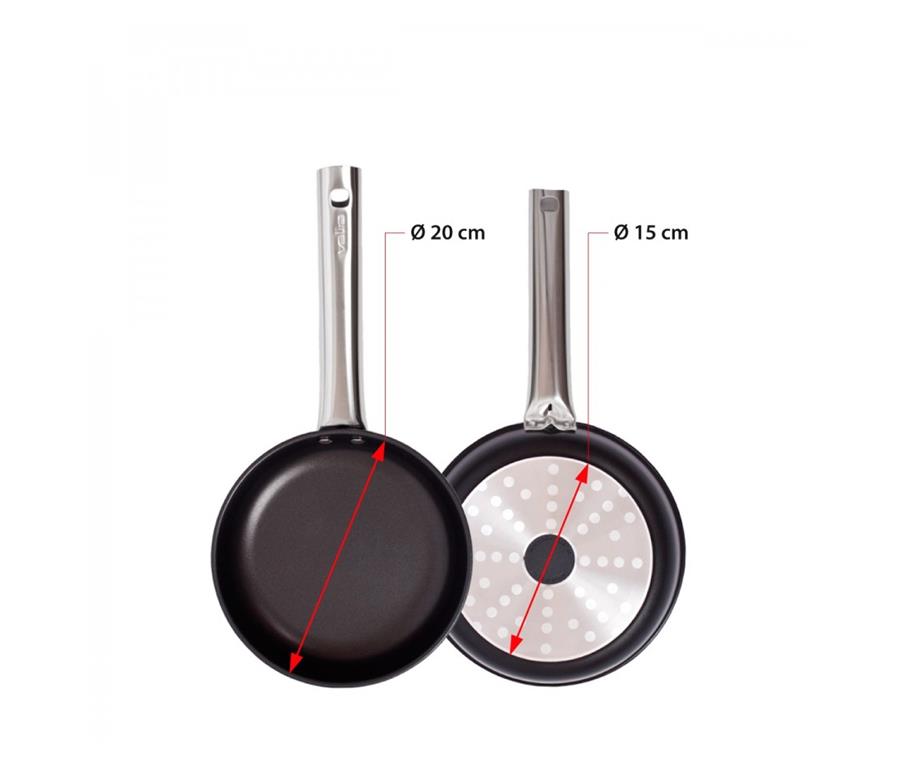 Alu Pfanne / 24cm / IND / Nonstick