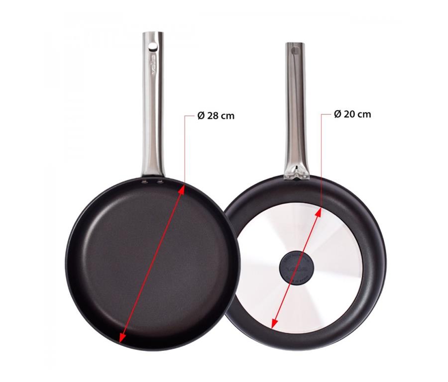 Alu Pfanne / 28cm / 3mm / Nonstick