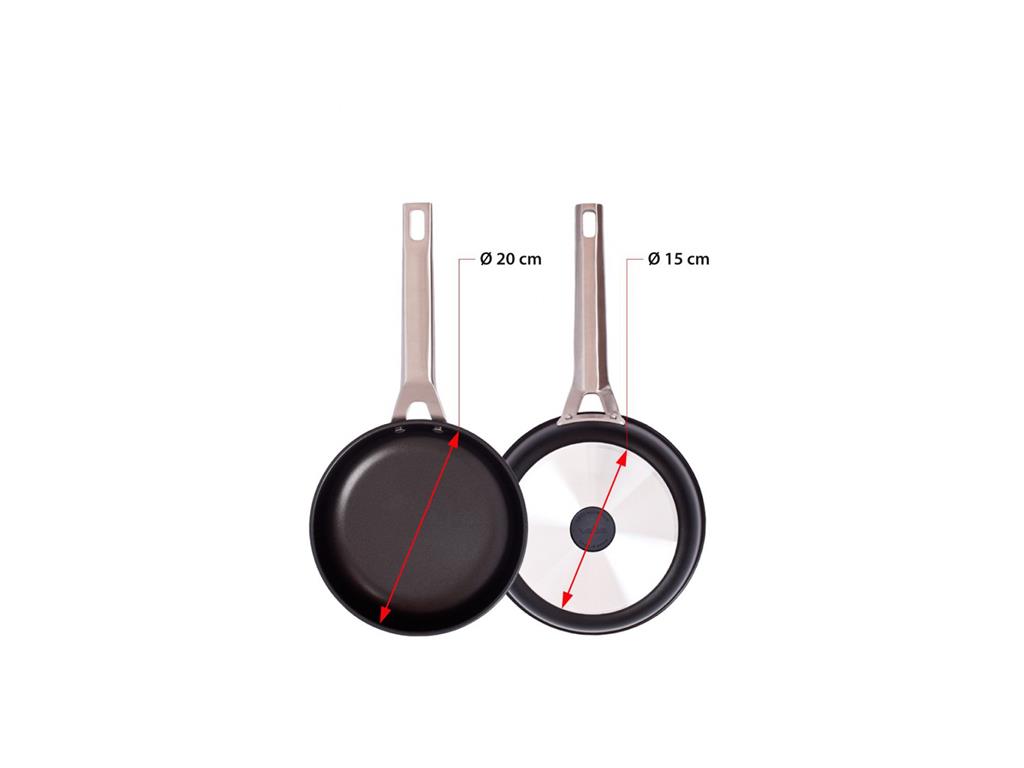Alu Pfanne / 20cm / 3mm / Nonstick