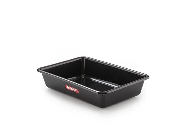 Schwarz Lebensmittelbehälter/35x24x8/ 3L