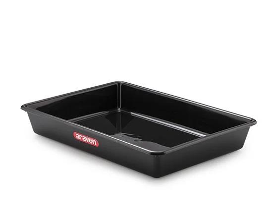 Schwarz Lebensmittelbehälter/49x34x8/ 8L