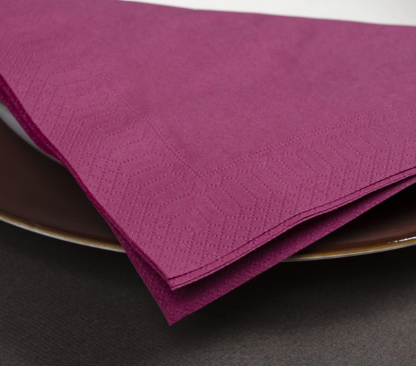 Servietten /2lagig/33x33/bordeau/250Stk