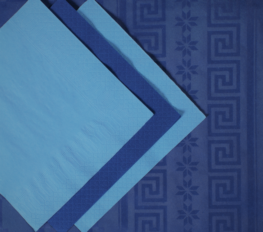Servietten /2lagig/33x33/blau/ 250Stk