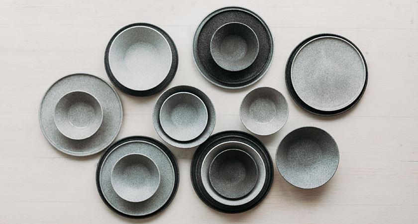 Granit Pastateller glasiert / 27cm