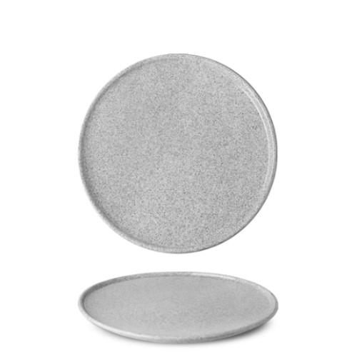 Granit Teller flach glasiert / 20cm