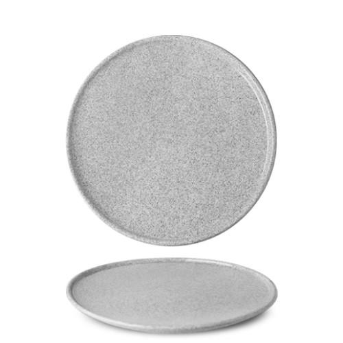 Granit Teller flach glasiert / 24cm