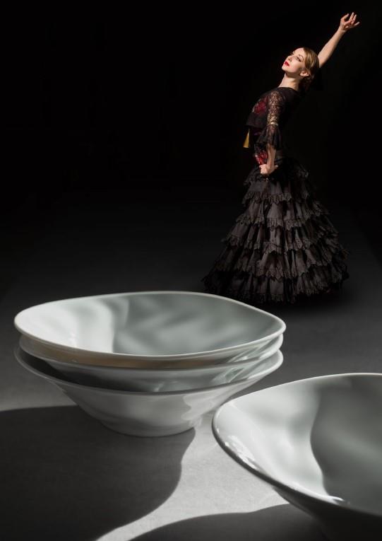 Flamenco-Schale / 23cm / 6Stk.