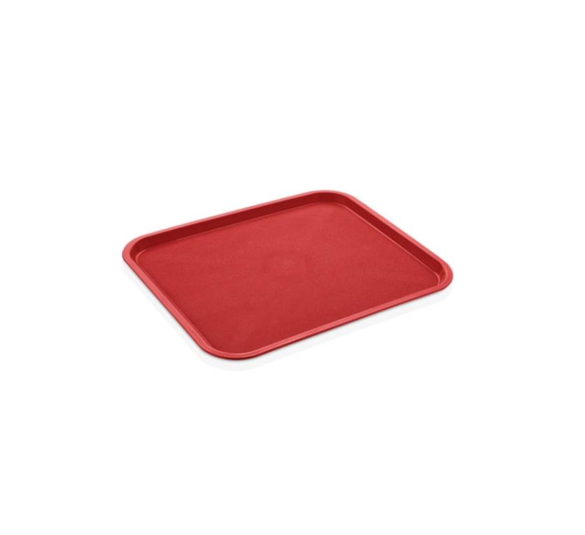 Fast-Food-Tablett / 35x26cm / Rot / PP