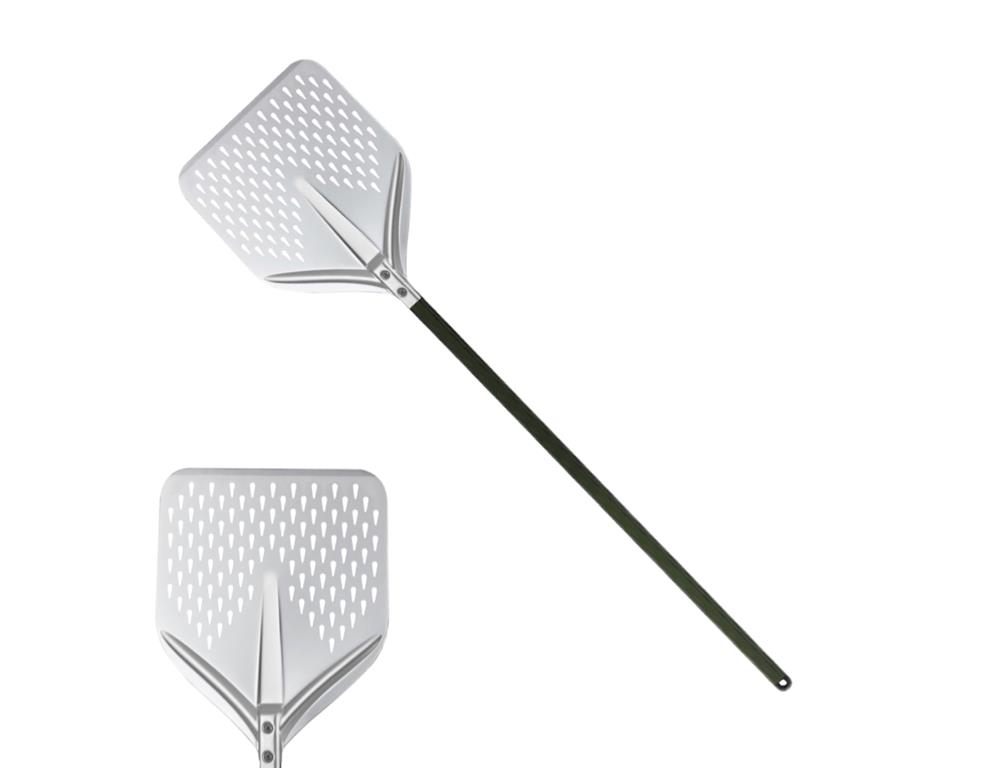 Pizzaschieber / 36cm / 149cm / Perforate