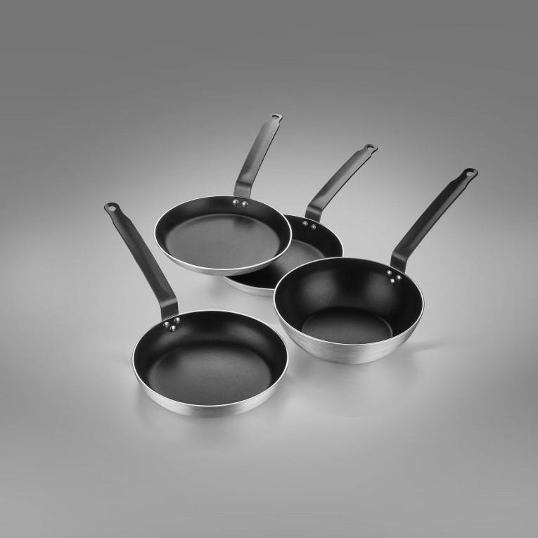 Wok Aluminium / 28cm / 3mm / Nonstick