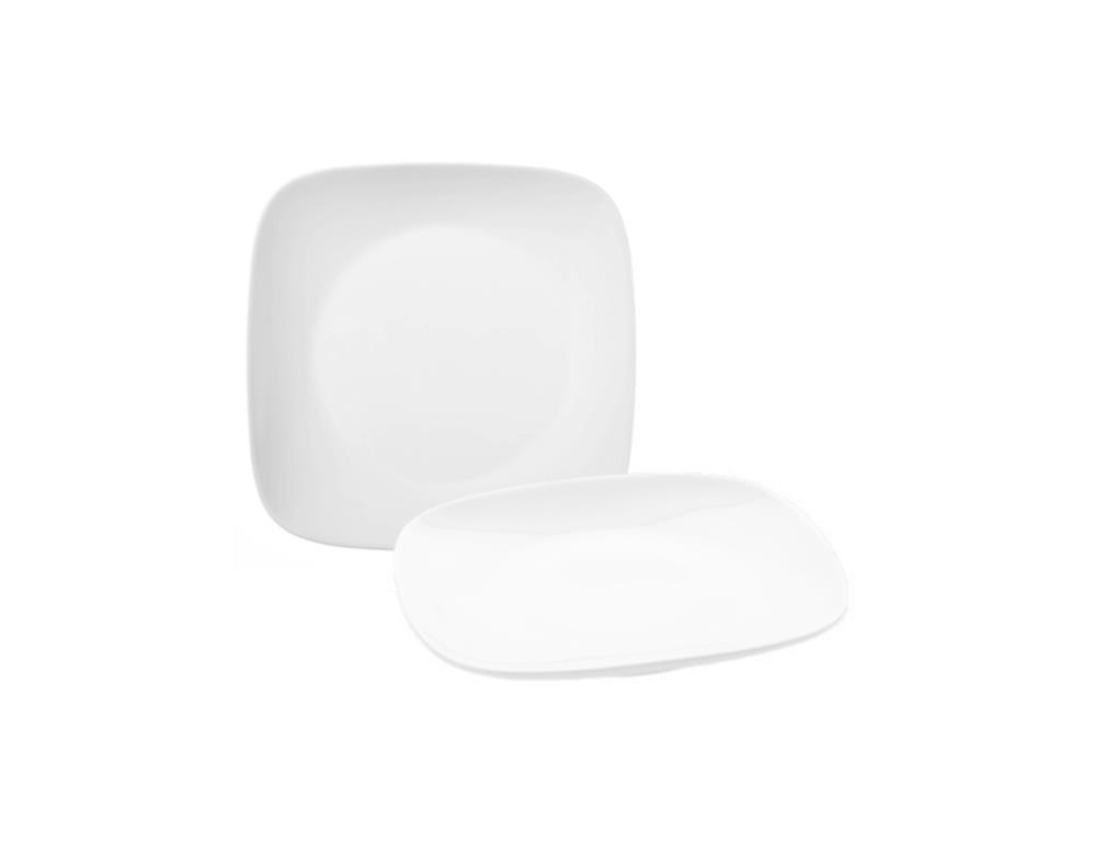 Mimoza Teller flach / 18cm / 12Stk.