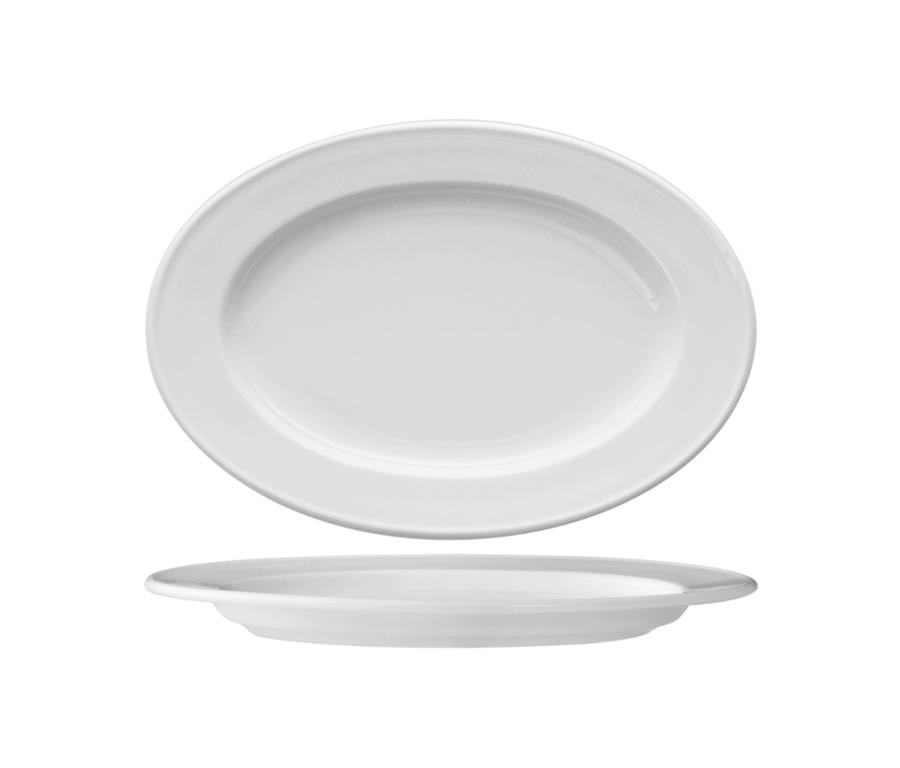 Delta Teller flach / oval / 29cm / 6Stk.