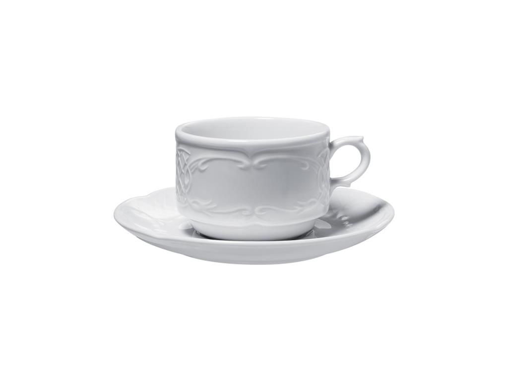 Flora Tasse & Untertasse / 22cl / 12Stk.