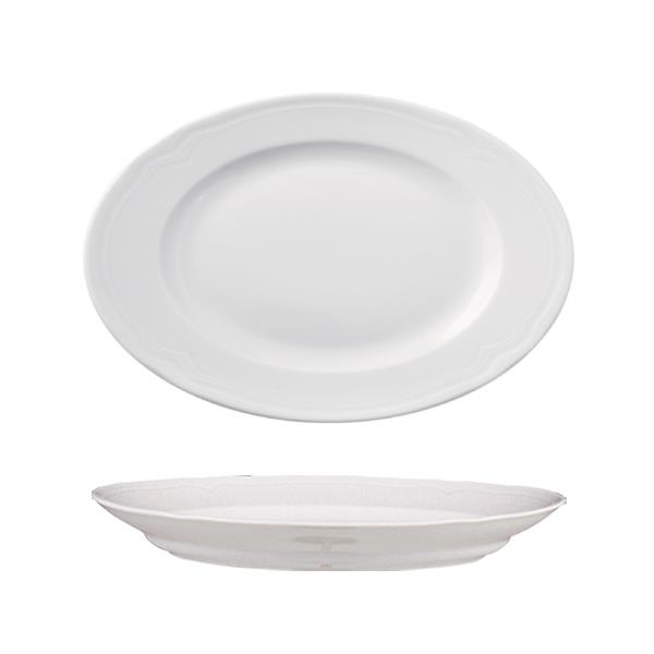 Venice Teller flach / oval / 31cm