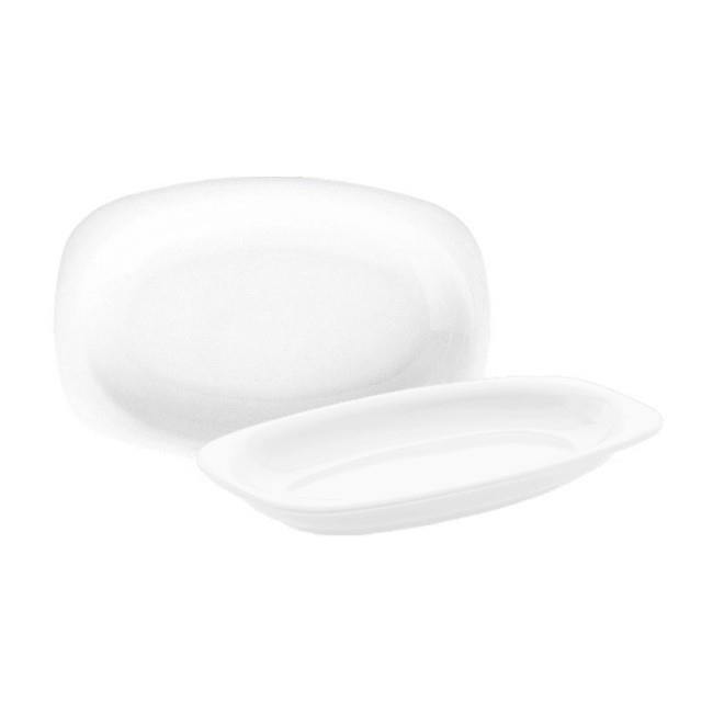 Mimoza Flacher Teller /Oval/ 34cm / 6Stk