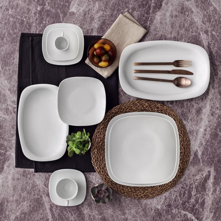 Mimoza Flacher Teller /Oval/ 34cm / 6Stk