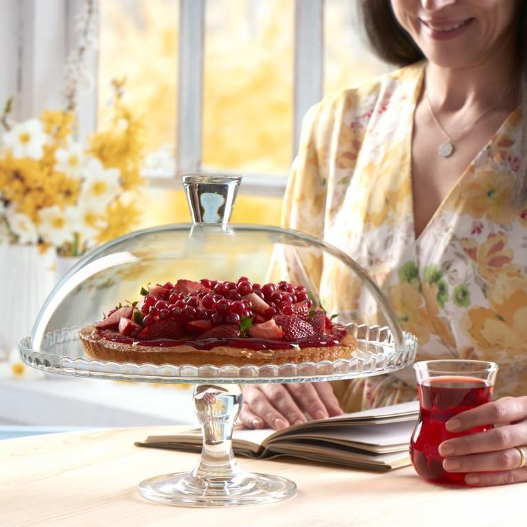 Patisserie-Ständer & Kuppel / 32cm