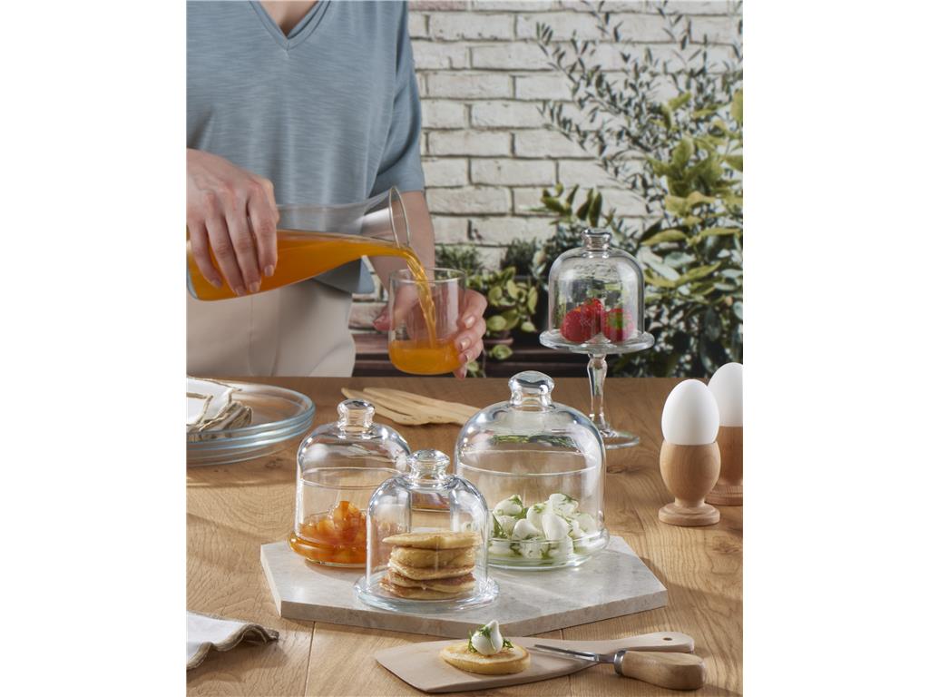 Patisserie Mini-Ständer & Kuppel / 19cm