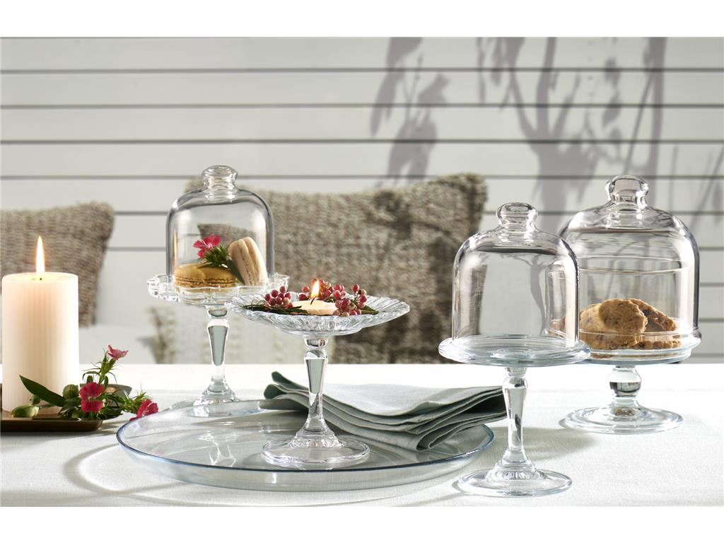 Patisserie Mini-Ständer & Kuppel / 19cm