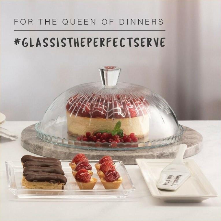 Patisserie-Kuppel für Kuchen / 32cm
