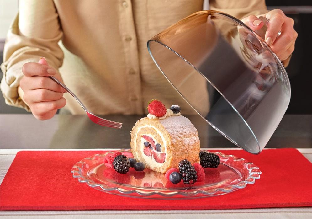 Patisserie-Teller & Kuppel / 27cm