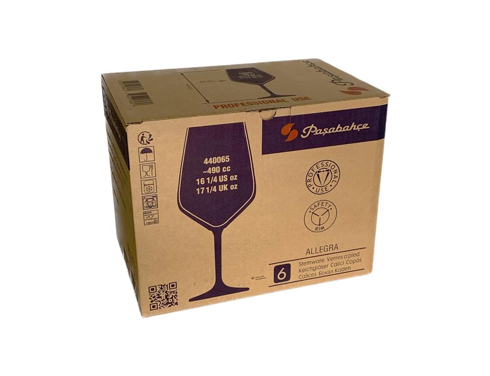 Allegra Weinglas / 49cl / 0.1L CE / 6Stk