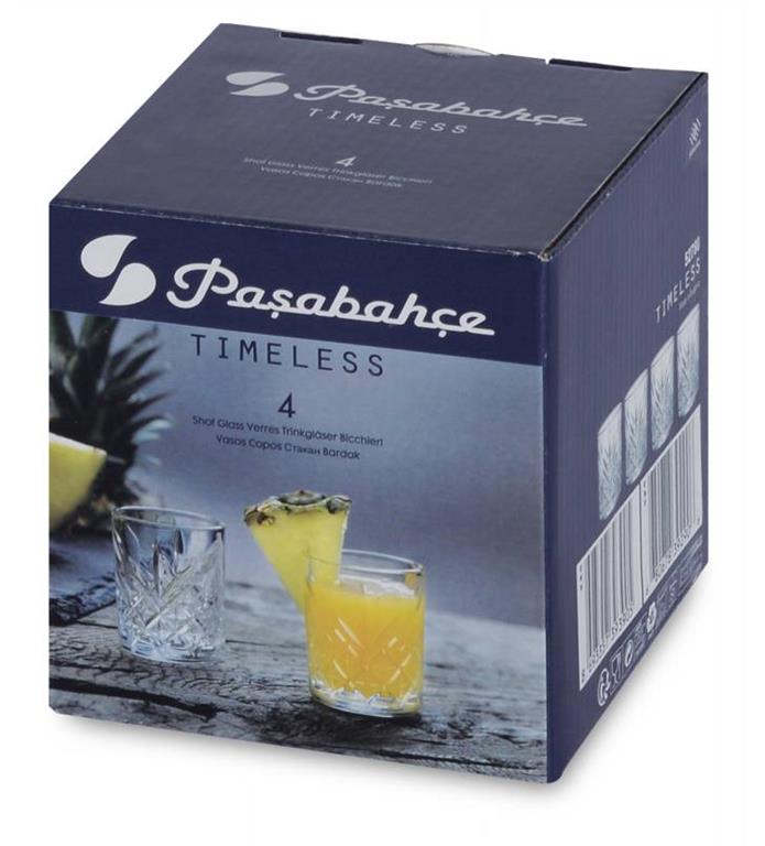 Zeitloses Schnapsglas / 6cl / 4Stk.