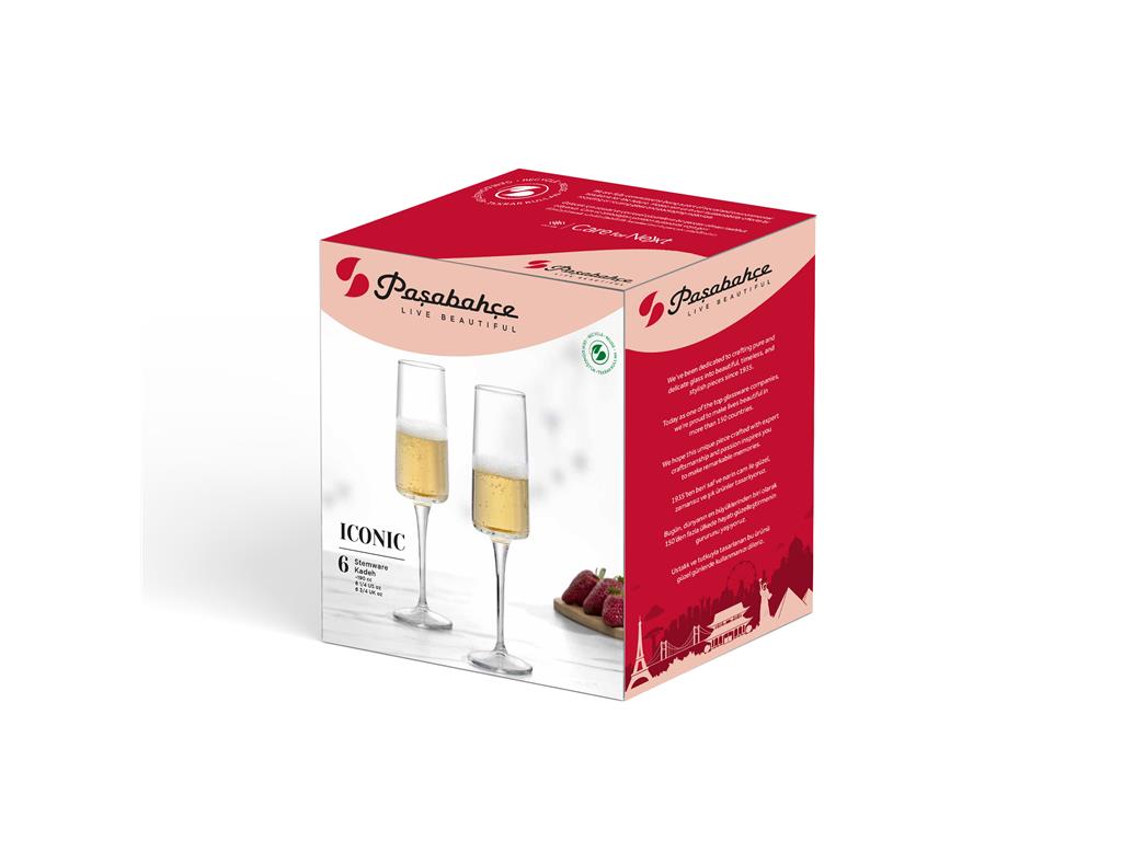Ikonisches Champagnerglas / 19cl / 6Stk.