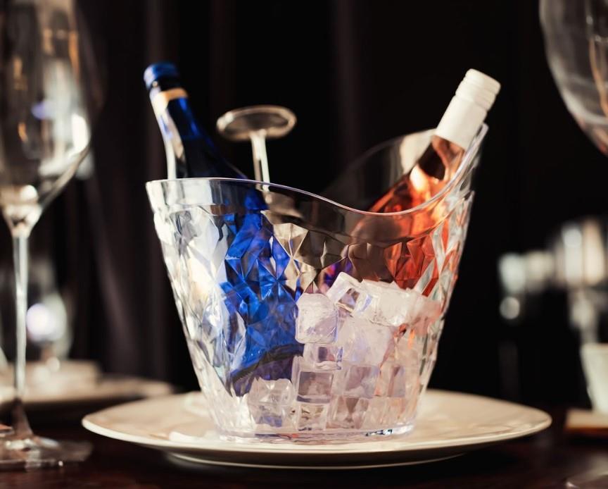Champagner- und Eiskübel / 28x24x25cm