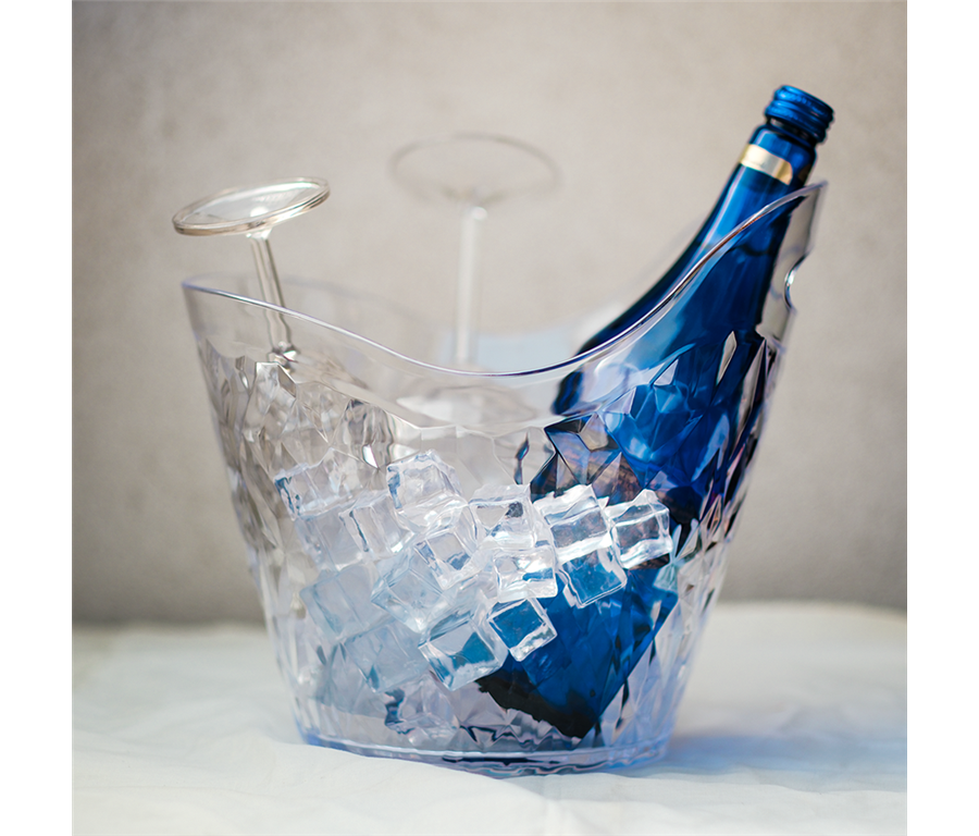 Champagner- und Eiskübel / 28x24x25cm