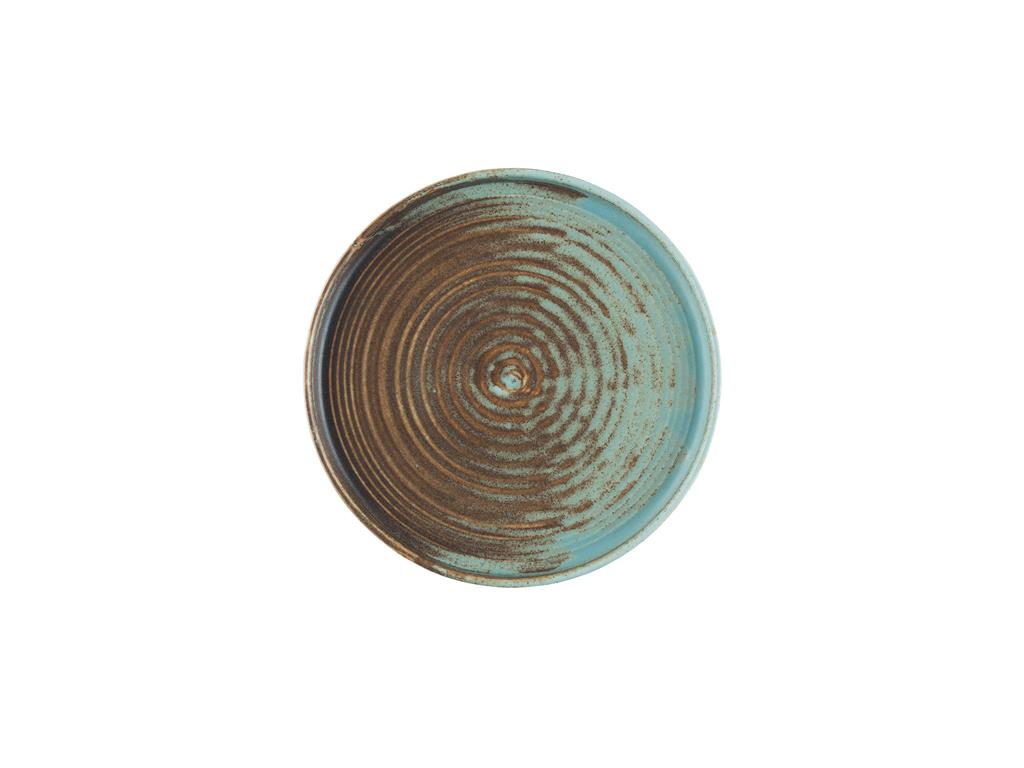 Coral flacher Teller / 21cm / 12Stk