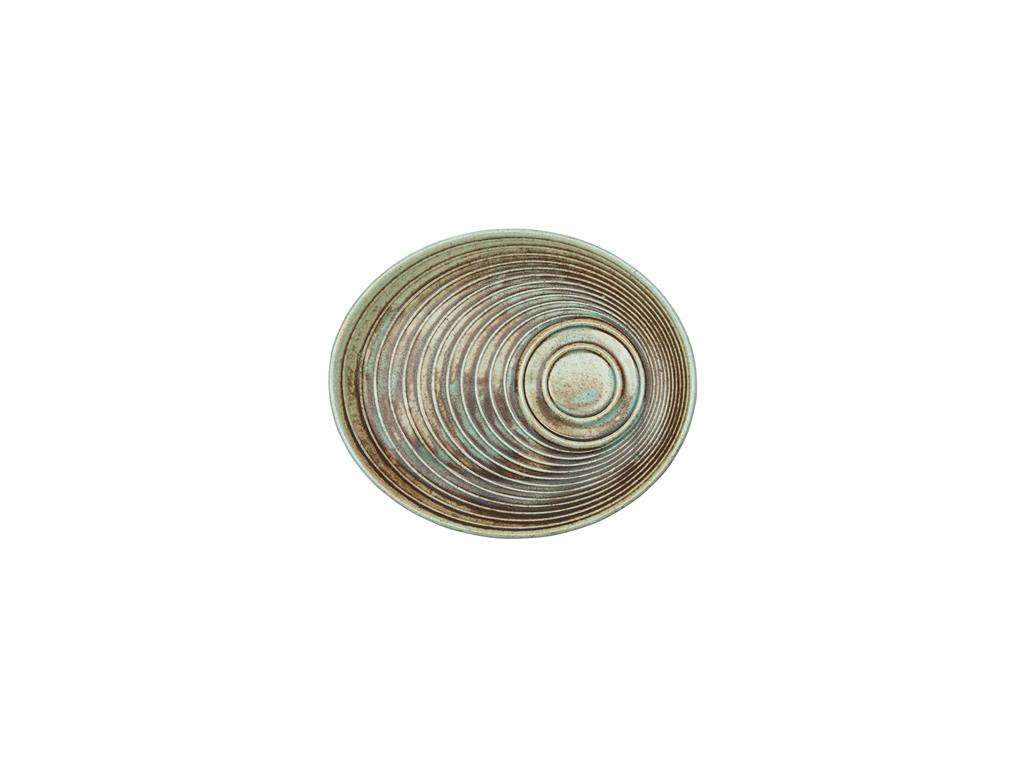 Korallen Untertasse / 20x17cm / 12Stk.