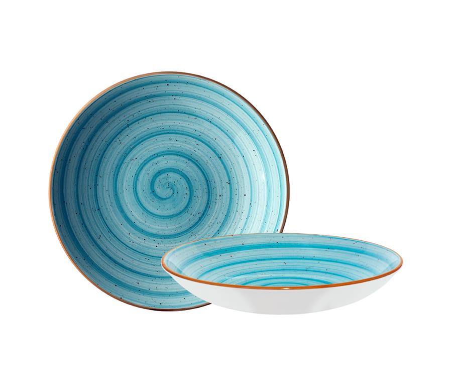 Aqua Tiefer Teller Bloom / 28cm / 1700ml