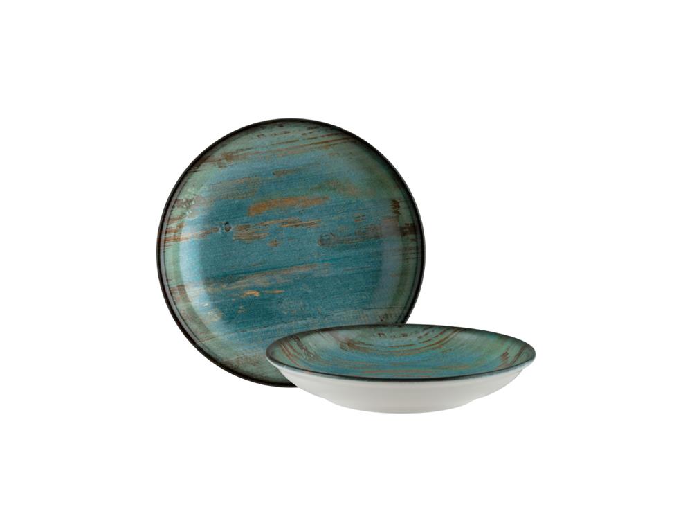 Madera Tiefer Teller Bloom / 23cm / 6Stk