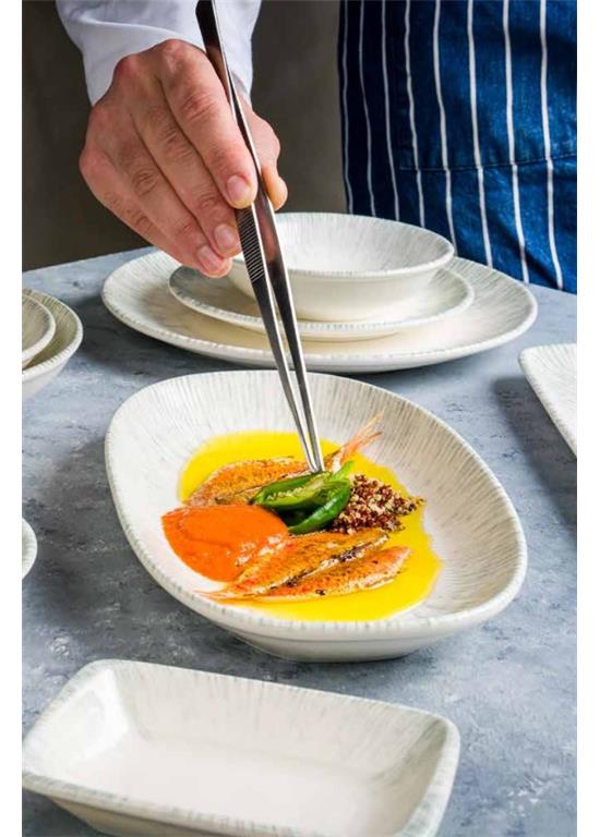 Iris Flach.Teller Gourmet / 21cm / 12Stk