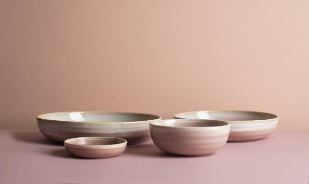 Pink Pott Schüssel / 14cm / 485ml /12Stk
