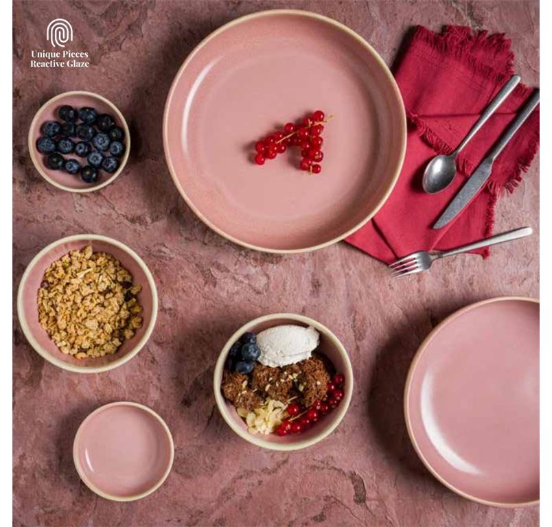 Pink Pott tiefer Teller /22cm/ 1L / 6Stk