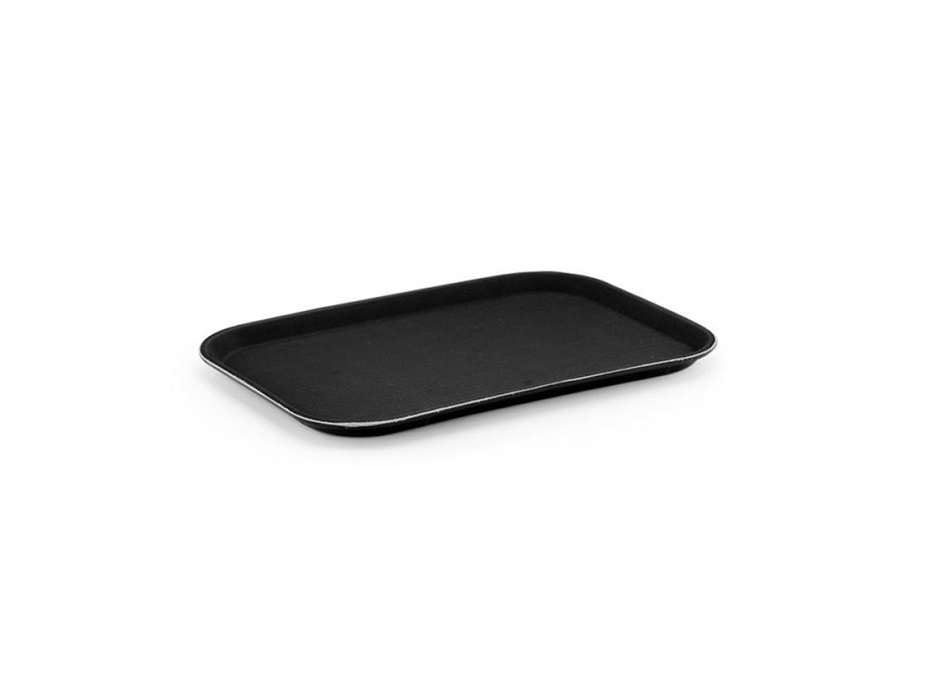 Tragetablett / 25x35cm/Schwarz/Rutschfes