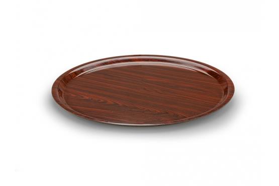 Bar-Tablett /43cm/Mahagoni/Rutschfest